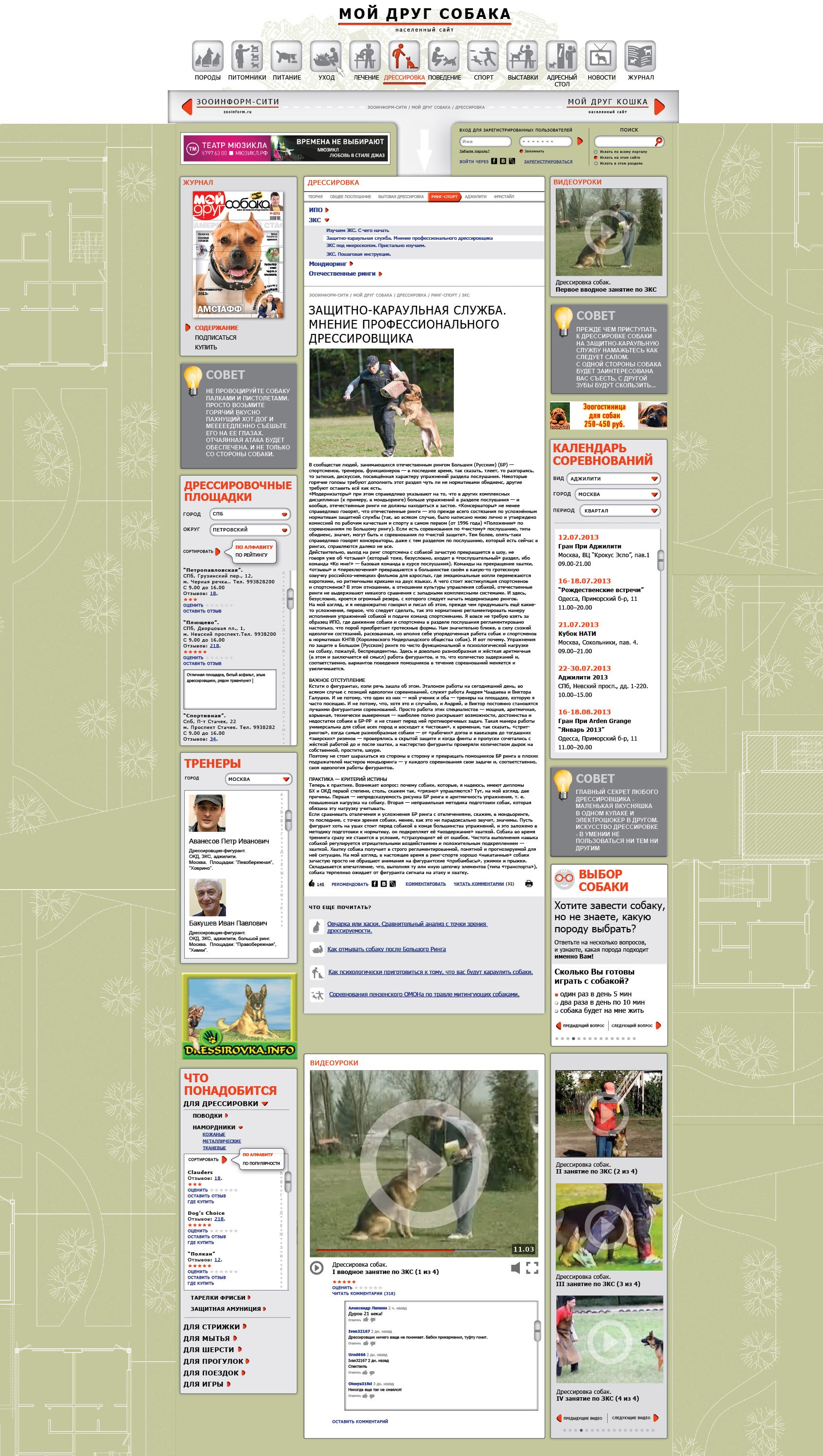 Мой друг собака